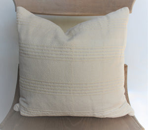 Neutral pillow cover
