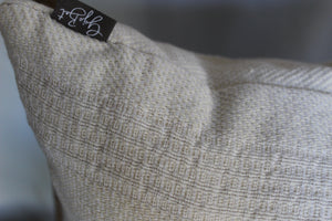 Neutral pillow cover